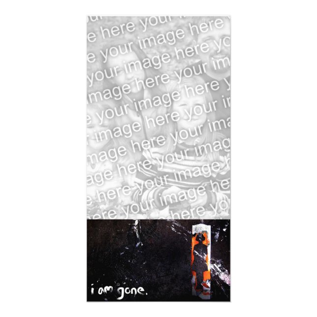 i am gone. card (Front)