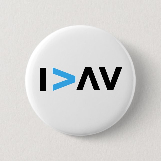 I Am Greater Than Highs & Lows T1D Button (Front)