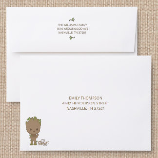I am Groot | 1st Birthday Addressed Envelopes