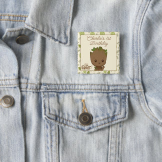 I am Groot | 1st Birthday Button