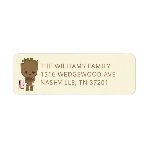 I am Groot | 1st Birthday Label