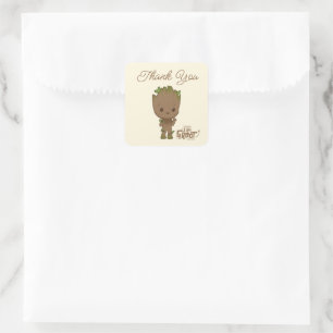 I am Groot 1st Birthday Square Sticker