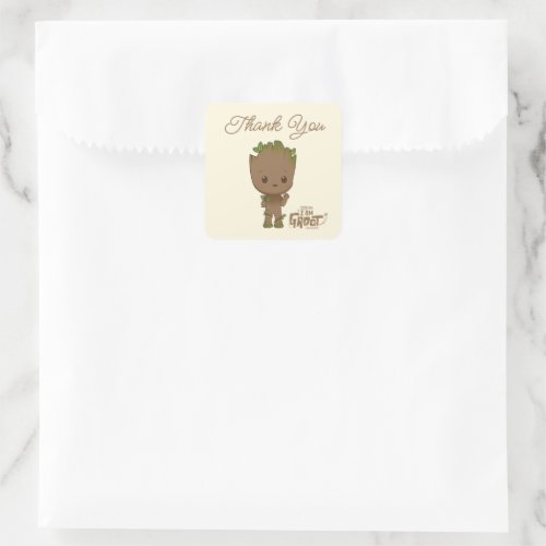 I am Groot | 1st Birthday Square Sticker