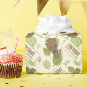 I am Groot 1st Birthday Wrapping Paper