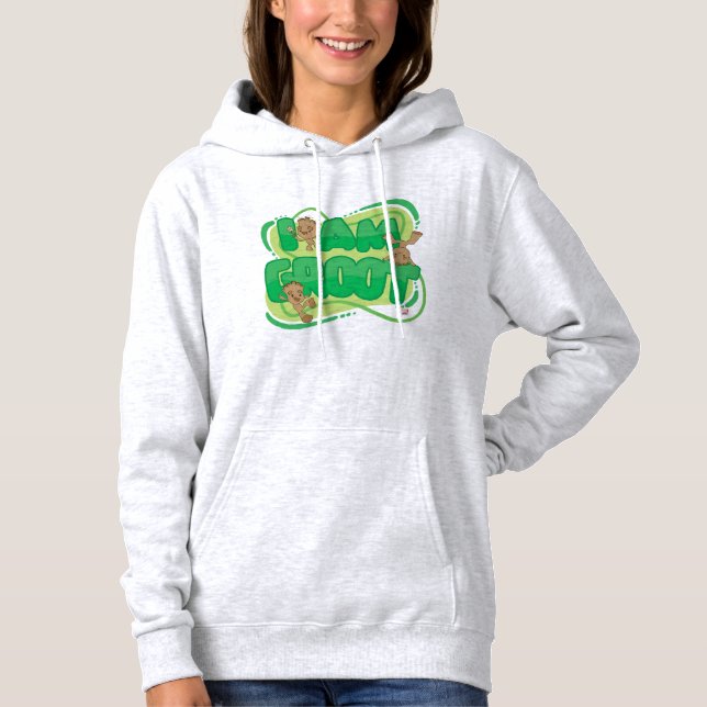 I Am Groot Character Art Text Hoodie (Front)