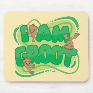 I Am Groot Character Art Text Mouse Pad