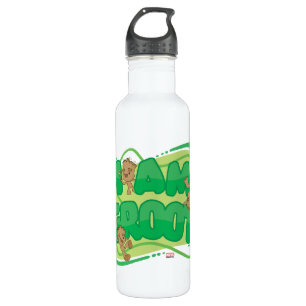 I Am Groot Character Art Text Stainless Steel Water Bottle