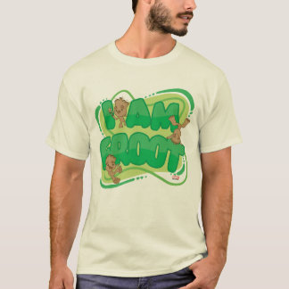 I Am Groot Character Art Text T-Shirt