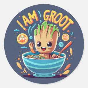 I am Groot Classic Round Sticker