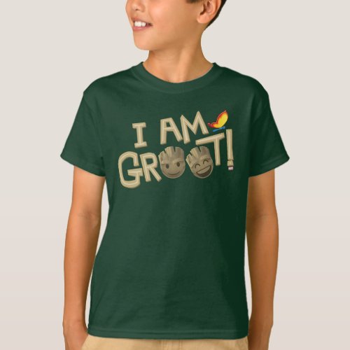 I Am Groot Emoji T_Shirt