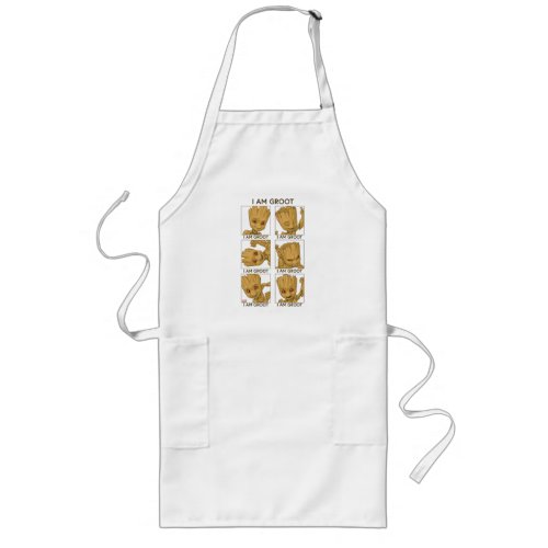 I Am Groot Mood Chart Long Apron