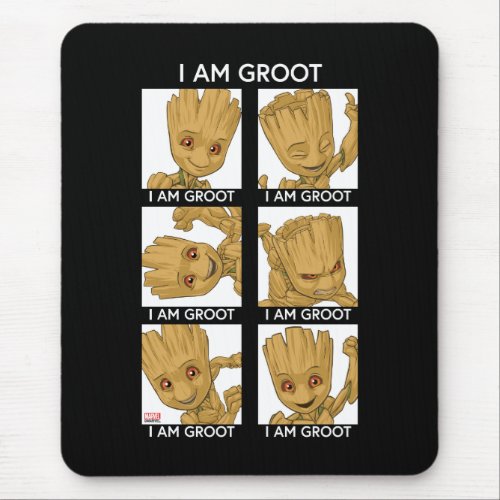 I Am Groot Mood Chart Mouse Pad