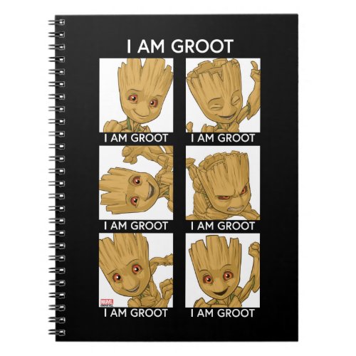 I Am Groot Mood Chart Notebook