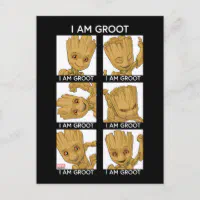I Am Groot Mood Chart Postcard
