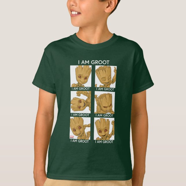 I Am Groot Mood Chart T-Shirt (Front)