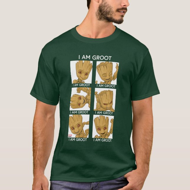 I Am Groot Mood Chart T-Shirt (Front)