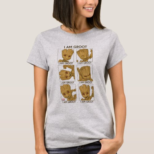 I Am Groot Mood Chart T_Shirt