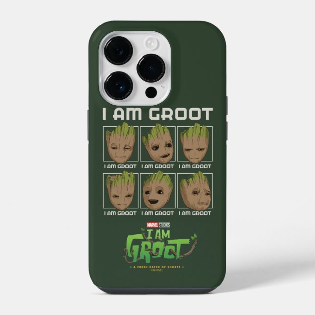 I Am Groot Moods Iphone Case (Back)
