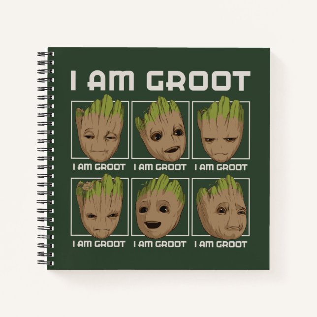 I Am Groot Moods Notebook (Front)