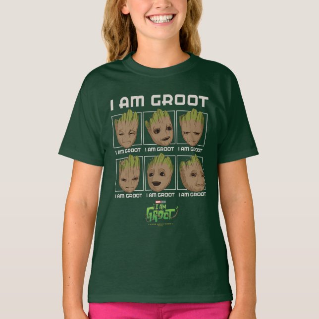 I Am Groot Moods T-Shirt (Front)