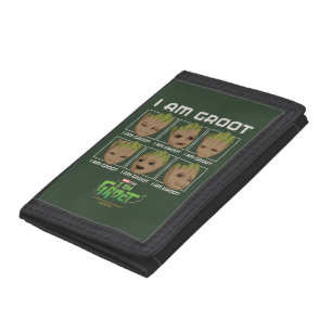 I Am Groot Moods Tri-fold Wallet