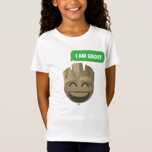 I Am Groot Text Emoji T_Shirt