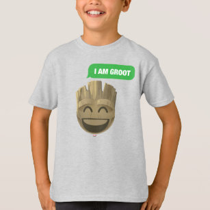 "I Am Groot" Text Emoji T-Shirt