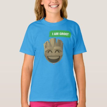 "i Am Groot" Text Emoji T-shirt by marvelemoji at Zazzle