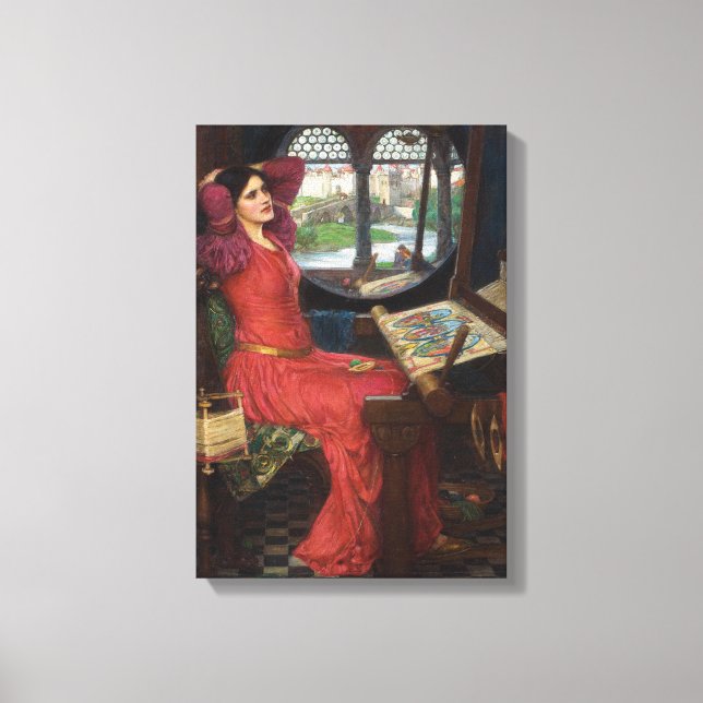 I Am Half Sick of Shadows - John Waterhouse Canvas Print (Front)