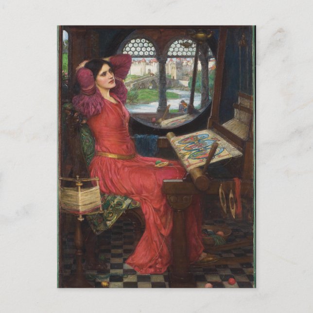 I Am Half Sick of Shadows - John Waterhouse Postcard (Front)