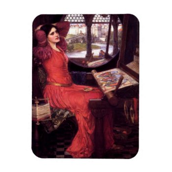 I Am Half Sick Of Shadows - Lady Of Shallot Magnet by LilithDeAnu at Zazzle