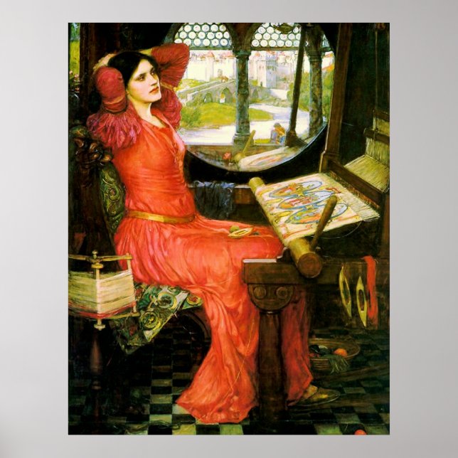 'I am Half-Sick of Shadows', Poster (Front)