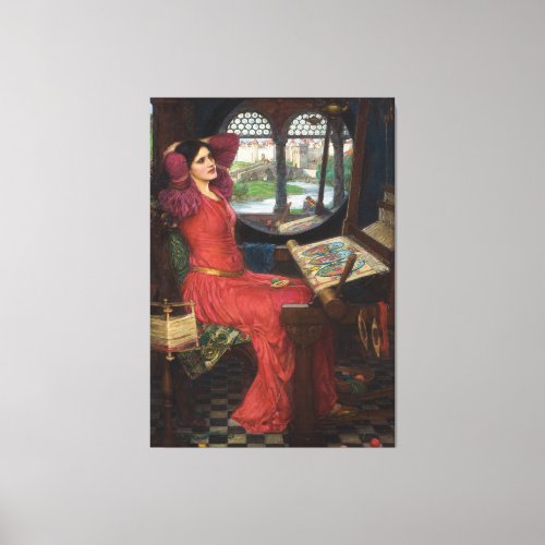 I am half_sick of shadows said the Lady of Shalot Canvas Print