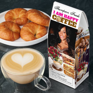 I AM HAPPY. THOMPSON FOODS COFFEE