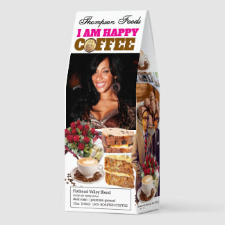 I AM HAPPY. THOMPSON FOODS COFFEE
