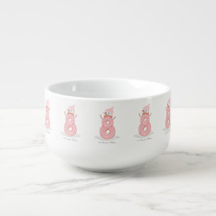 I am having a meltdown donut snowman soup mug