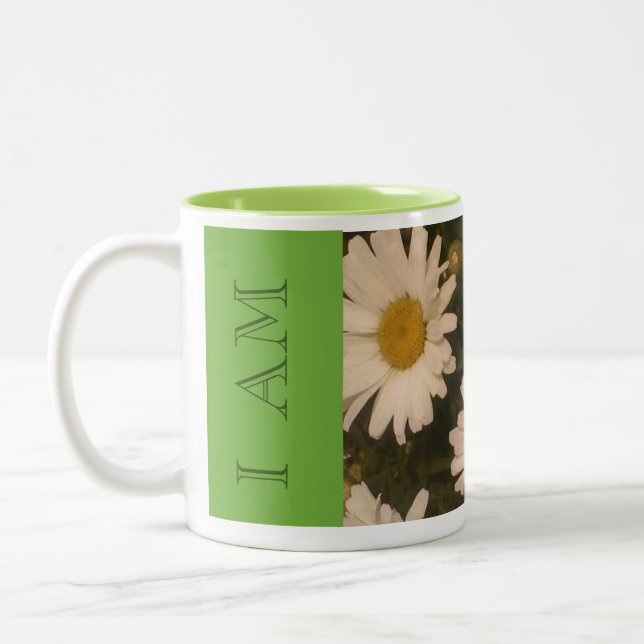 I AM Healed Affirmation Coffee Mug, 11oz Two-Tone Coffee Mug (Left)