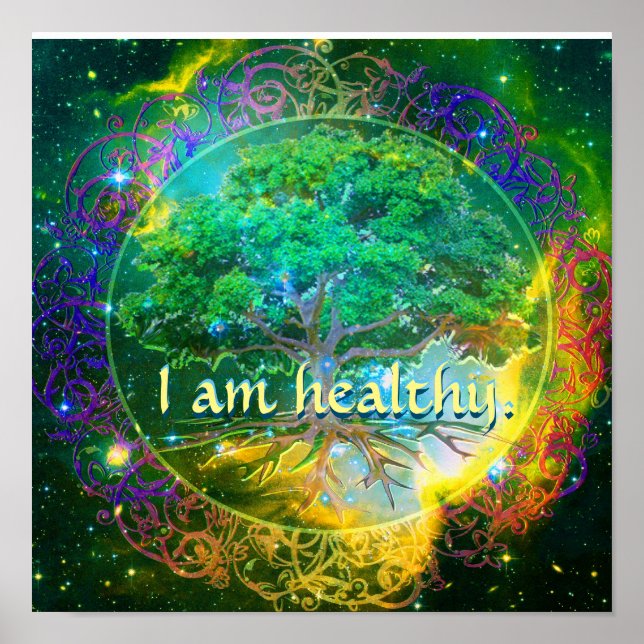 I Am Healthy Poster (Front)