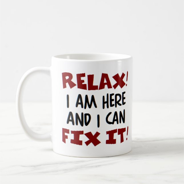 i am here coffee mug (Left)