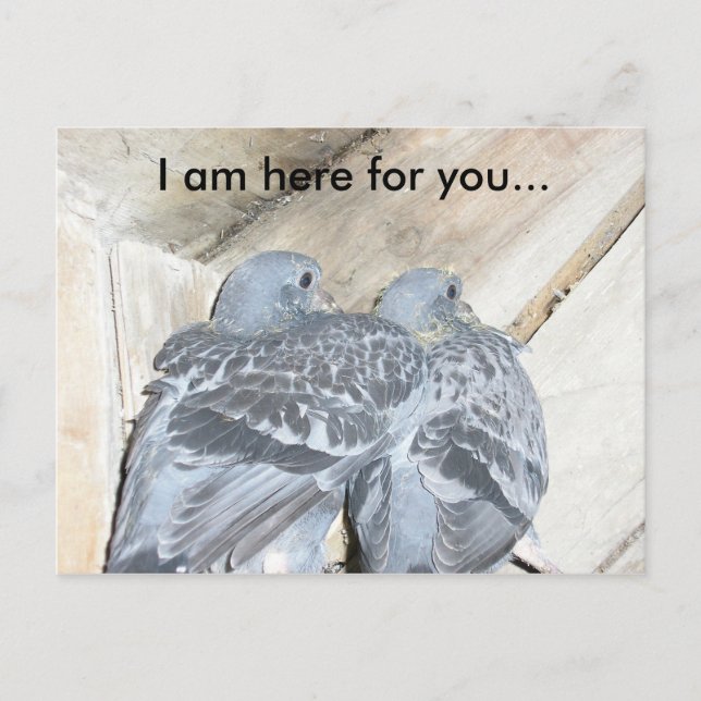 I am here for you... postcard (Front)