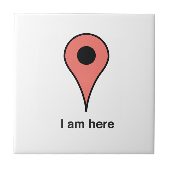 I Am Here Tile (Front)