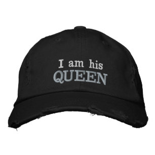 I am His Queen Matching Couple Fashion For Her Embroidered Baseball Cap