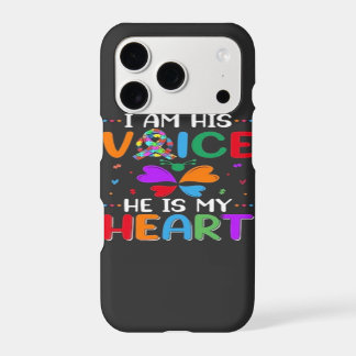 I Am His Voice He Is My Heart iPhone 17 Pro Case