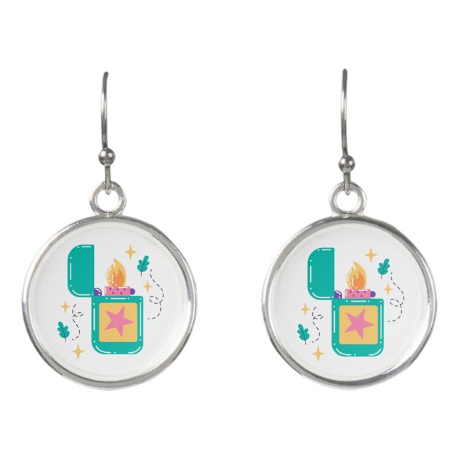 i am hot earrings (Front)