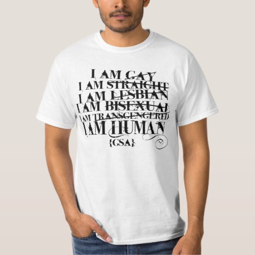 I am human tee