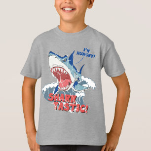 I am Hungry Shark Tastic Kids T-shirt