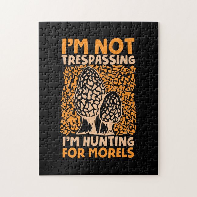 I Am Hunting For Morels Jigsaw Puzzle (Vertical)