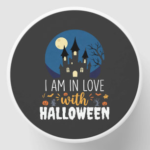 I Am In Love With Halloween Haunted Castle_1 Mini Candle Favors