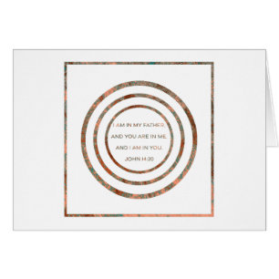 I am in my father John 14:20 Cards