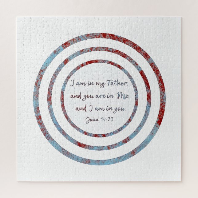 I am in my father John 14:20 Jigsaw Puzzle (Vertical)